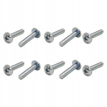 10x śruba z łbem podkładkowym M3x12 DIN 967